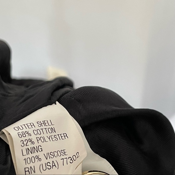 Zara Women Black Textured Crop Utility Jacket w/ Gold Details Size:XSmall - Picture 10 of 17